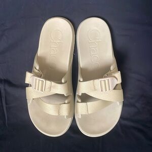 Chaco Chillos Women’s Slide Sandals Size 9 Tan